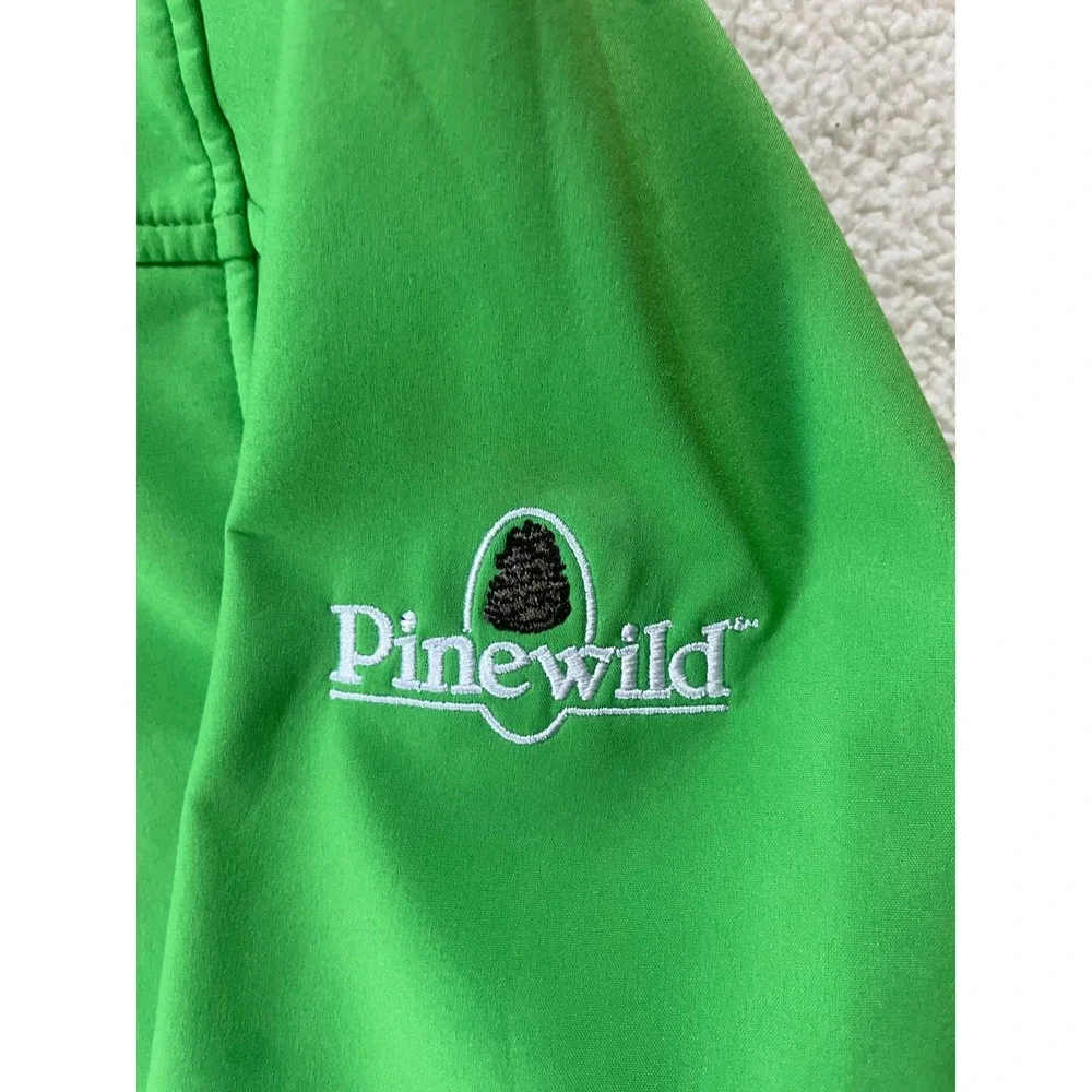 Clique Mens 2XL Softshell Jacket Green Pinewild Country Club Logo Pinehurst‎ NC